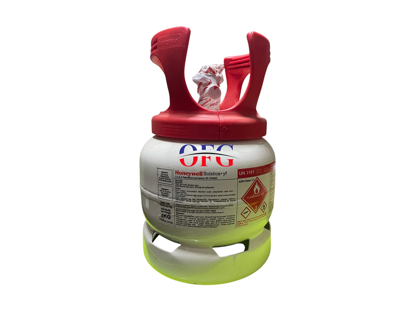 1234YF Honeywell Klima Gazı 5kg.