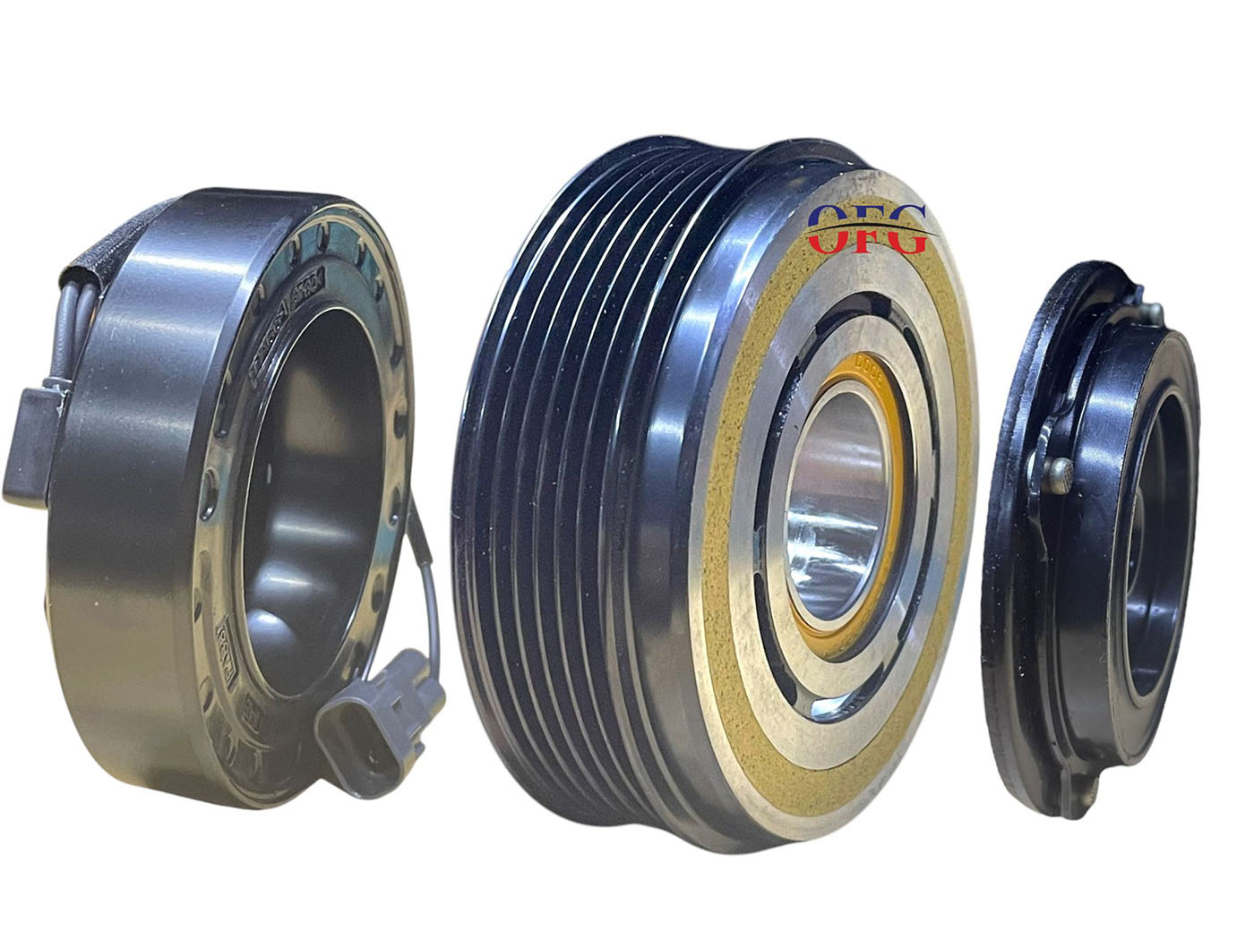 Mercedes 207-212-218 Kasa Yeni Model 6Pk Çap:115 Klima Kasnak Seti