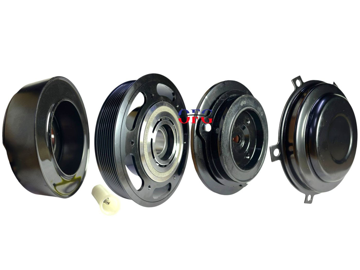 Volvo Tır 8Pk 24V Büyük Tip Klima Kasnak Seti