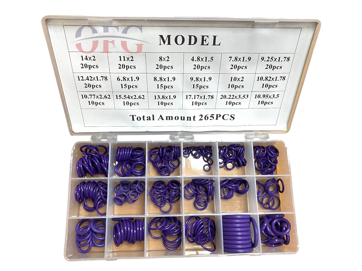 Vw - Audi Mor Oring Set 18 Parça 265 Adet