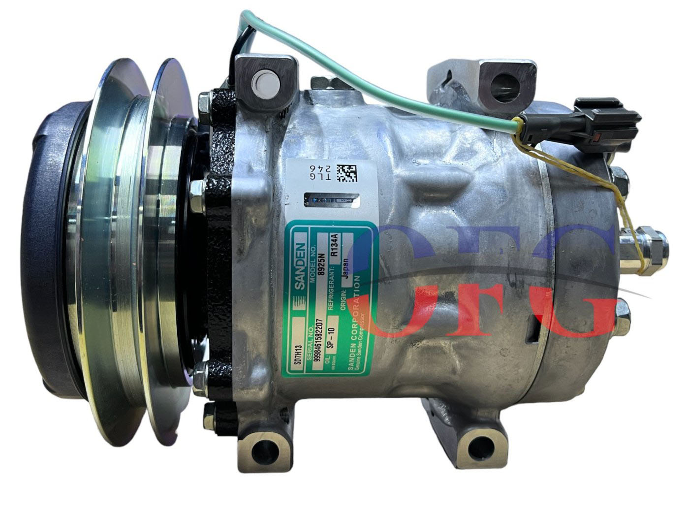 Sumitoma - Kobelco İş Makinesi 24V 1A A.Ç Orjinal Sanden Klima Kompresörü